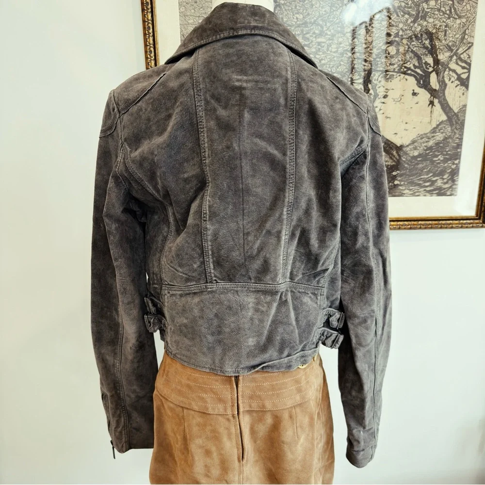 ✨ FREE PEOPLE vintage suede leather jacket